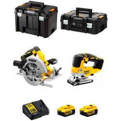 Dewalt - Kit DCS570 DCS334 (2 x 5,0 Ah DCB115 tstak ii tstak vi)