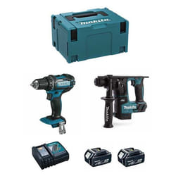 MAKITA Kit 18V MSL2P2 (DHR171 + DDF482 + 2 x 50 Ah + DC18RC + MAKPAC 3)