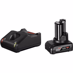 Power Set BOSCH (1 x 12V 6,0 Ah + GAL12V-40) Batterie BOSCH GBA 12V 6,0 Ah - 50% d'autonomie en plus par rapport à la batteri ...