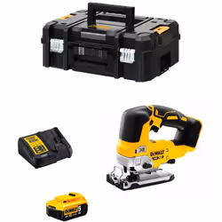 Scie Sauteuse DeWALT DCS334 - Moteur Brushless pour plus d'autonomie et durabilité - Déclenchement à vitesse variable intelli ...