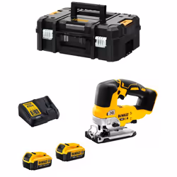 Scie Sauteuse DeWALT DCS334 - Moteur Brushless pour plus d'autonomie et durabilité - Déclenchement à vitesse variable intelli ...