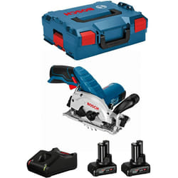 Scie Circulaire BOSCH GKS 12V-26 (2 x 6,0 Ah GAL12V-40 L-Boxx 136)