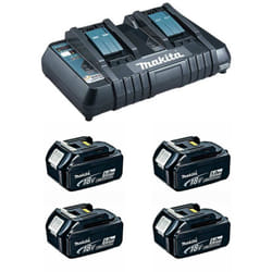 Power Set Makita 4 x 18V 5,0 Ah DC18RD)