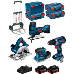 Bosch - Kit 18V BK403 (gst 18 v-li s+gks 18 v-li+gss 18V-10+GSR 18V-60 c+ 2x4,0Ah GAL18V-40 3xL-Boxx 136 L-Boxx 238+Chariot)