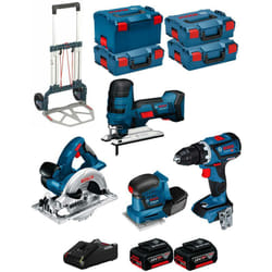 Bosch - Kit 18V BK404 (gst 18 v-li s+gks 18 v-li+gss 18V-10+GSR 18V-60 c+ 2x5,0Ah GAL18V-40 3xL-Boxx 136 L-Boxx 238+Chariot)