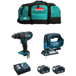 Makita - Kit MK202 (DHP482 DJV182 2 x 5,0 Ah DC18RC LXT600)