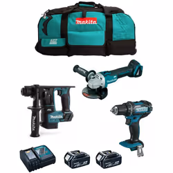 MAKITA Kit MK301 Perceuse-Visseuse MAKITA DDF482 - Nouvelle Perceuse-Visseuse plus compacte que le modèle précédent (DDF456)  ...
