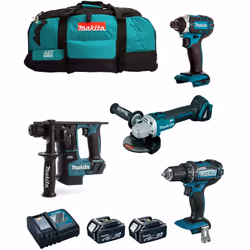 Description générale Le Kit MAKITA MK401 comprend une sélection d'outils puissants et performants, idéaux pour les profession ...