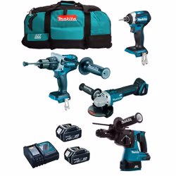 MAKITA Kit MK403 Perceuse à Percussion MAKITA DHP481 - Moteur Brushless BL : plus efficace, réduit la friction et la surchauf ...
