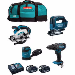 MAKITA Kit MK404 Perceuse à Percussion MAKITA DHP482 - Nouvelle Perceuse à Percussion plus compacte que le modèle précédent ( ...