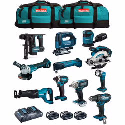 Description générale Le kit MAKITA MK1101 comprend une sélection d'outils puissants et polyvalents, idéaux pour les travaux d ...
