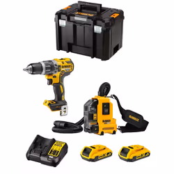 DeWALT Kit DWK212 Perceuse à Percussion DeWALT DCD796 - Moteur avec technologie BRUSHLESS pour une efficacité optimale - Desi ...