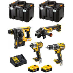 Dewalt - Kit DWK400 (DCD796 DCH273 DCG405 DCF887 2 x 5,0 Ah DCB115 2 x tstak vi)