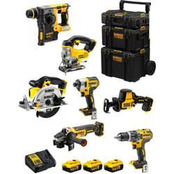 Dewalt - Kit DWK702 (DCD796 DCH273 DCG405 DCF887 DCS331 DCS391 DCS369 3 x 5,0 Ah DCB115 Caddy 3en1)