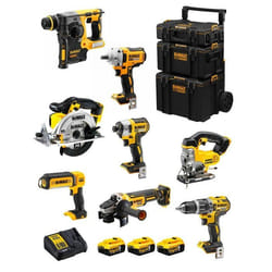 DeWALT Kit DWK800 (DCD796 + DCH273 + DCG405 + DCF887 + DCF894 + DCS331 + DCS391 + DCL050 + 3 x 50 Ah + DCB115 + Caddy 3en1)
