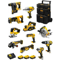 Kit DWK1103 (DCD996+DCH273+DCG405+DCF887+DCF899H+DCS334+DCS570+ DCS355+DCP580+DCS367+DCL050+ 3x5,0AhDCB115Caddy 3en1) - Dewalt