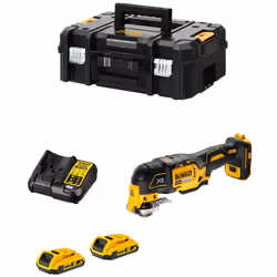 Outil Multifonction DeWALT DCS355 - Moteur Brushless délivrant 57% d'autonomie en plus - Rapidité et facilité de changement d ...