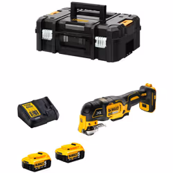 Outil Multifonction DeWALT DCS355 - Moteur Brushless délivrant 57% d'autonomie en plus - Rapidité et facilité de changement d ...