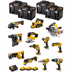Description générale Le Kit DeWALT DWK1203T est une solution complète pour les professionnels et les passionnés de bricolage. ...