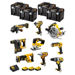 DeWALT Kit DWK901T (DCD996 + DCH273 + DCG405 + DCF887 + DCF894 + DCS334 + DCS570 + DCS367 + DCL050+ 3x50Ah +DCB115+ 4xTSTAK VI)