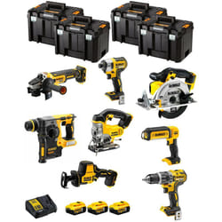 DeWALT Kit DWK804T (DCD796 DCH273 DCG405 DCF887 DCS331 DCS369 DCS391 DCL050 3 x 5,0 Ah DCB115 4 x TSTAK VI)
