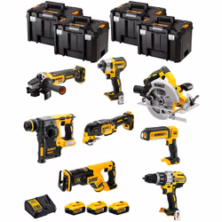 DeWALT Kit DWK803T Perceuse à Percussion DeWALT DCD996 - Perceuse à percussion à grande puissance grâce à sa forte cadence de ...