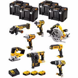 DeWALT Kit DWK801T Perceuse à Percussion DeWALT DCD996 - Perceuse à percussion à grande puissance grâce à sa forte cadence de ...