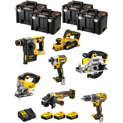 Kit DWK700T (DCD796 DCH273 DCG405 DCF887 DCS331 DCS391 DCP580 3 x 5,0 Ah DCB115 4 x tstak vi) - Dewalt