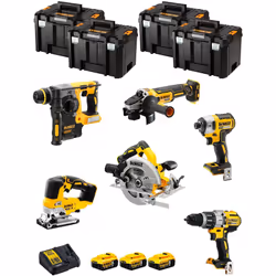 DeWALT Kit DWK601T Perceuse à Percussion DeWALT DCD996 - Perceuse à percussion à grande puissance grâce à sa forte cadence de ...