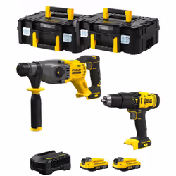 STANLEY FatMax Kit SVK200 Perforateur STANLEY FatMax SFMCH900 - Moteur Brushless qui offre plus de puissance et d'autonomie - ...