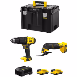 STANLEY FatMax Kit SVK206 Perceuse à Percussion STANLEY FatMax SFMCD711 - Moteur à 2 vitesses qui offre plus de puissance et  ...