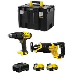 Stanley - FatMax Kit SVK209 (SFMCD711 SFMCS300 2 x 4,0 Ah Chargeur tstak vi)