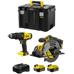 Stanley - FatMax Kit SVK211 (SFMCD711 SFMCS500 2 x 4,0 Ah Chargeur tstak vi)