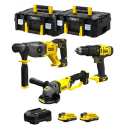 Stanley - FatMax Kit SVK300 (SFMCH900 SFMCG400 SFMCD711 2 x 2,0 Ah Chargeur 2 x tstak ii)