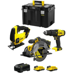 STANLEY FatMax Kit SVK302 (SFMCS600 SFMCS500 SFMCD711 2 x 2,0 Ah Chargeur TSTAK VI)