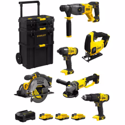 STANLEY FatMax Kit SVK600 Perforateur STANLEY FatMax SFMCH900 - Moteur Brushless qui offre plus de puissance et d'autonomie - ...