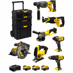 Description générale Le kit STANLEY FatMax SVK703 comprend une série d'outils puissants et polyvalents, idéaux pour les trava ...