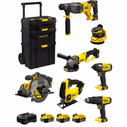 STANLEY FatMax Kit SVK707 Perforateur STANLEY FatMax SFMCH900 - Moteur Brushless qui offre plus de puissance et d'autonomie - ...