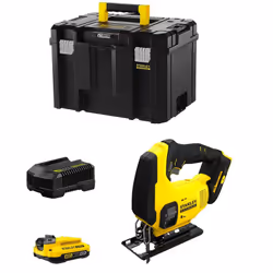 Scie Sauteuse STANLEY FatMax SFMCS600 - Action pendulaire offrant des performances accrues avec jusqu'à 3 réglages pour des c ...