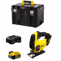 Scie Sauteuse STANLEY FatMax SFMCS600 - Action pendulaire offrant des performances accrues avec jusqu'à 3 réglages pour des c ...