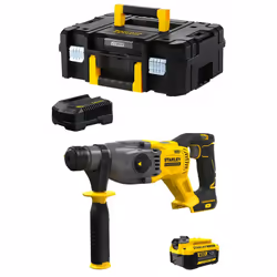 Perforateur STANLEY FatMax SFMCH900 - Moteur Brushless qui offre plus de puissance et d'autonomie - Énergie d'impact de 2 J p ...