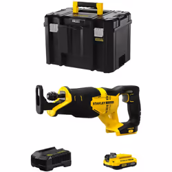 Scie Sabre STANLEY FatMax SFMCS300 - Son moteur puissant offre jusqu'à 3000 crs/min pour les coupes exigeantes - Vitesse vari ...
