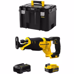 Scie Sabre STANLEY FatMax SFMCS300 - Son moteur puissant offre jusqu'à 3000 crs/min pour les coupes exigeantes - Vitesse vari ...