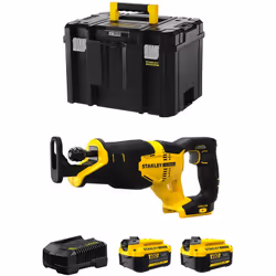Scie Sabre STANLEY FatMax SFMCS300 - Son moteur puissant offre jusqu'à 3000 crs/min pour les coupes exigeantes - Vitesse vari ...
