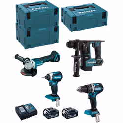 MAKITA Kit MK405RTJ Perforateur MAKITA DHR171 - Moteur BL puissant qui offre une plus grande efficacité et performance, rédui ...