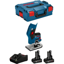 Bosch - Affleureuse gkf 12V-8 (2 x 6,0 Ah GAL12V-40 L-Boxx 136)