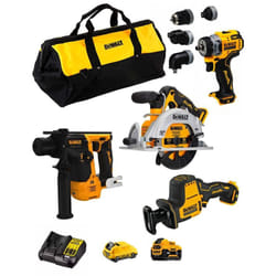 Kit D12K401 (DCS512 DCS312 DCD703 DCH072 1 x 3,0 Ah 1 x 5,0 Ah DCB107 Sac) - Dewalt