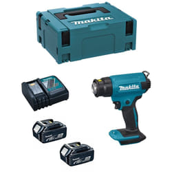 Makita - Décapeur Thermique DHG180RTJ (2 x 5,0 Ah DC18RC makpac 2)
