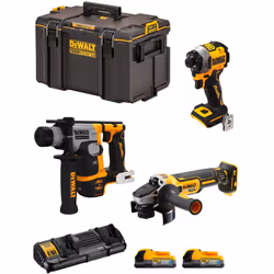 DeWALT Kit DWK304PS Perforateur-Burineur DeWALT DCH172 - Le moteur XR 18V avec technologie brushless offre une plus grande au ...