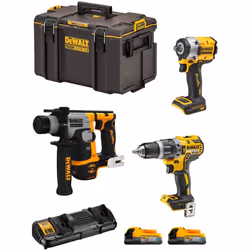 DeWALT Kit DWK306PS Perforateur-Burineur DeWALT DCH172 - Le moteur XR 18V avec technologie brushless offre une plus grande au ...